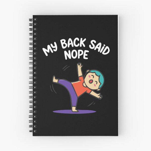 Item preview, Back Pain Yoga/Stretching Joke designed and sold by Uglyandcute.