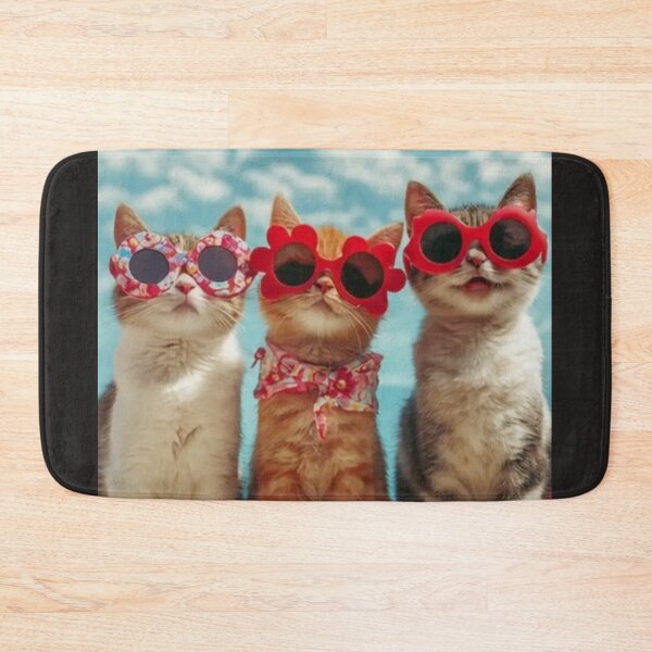 Item preview, "Purrfect Shades of Cool: Meowdel Squad on Cloud Nine" designed and sold by Print Fiction.