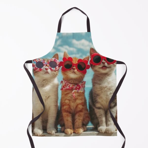 Item preview, "Purrfect Shades of Cool: Meowdel Squad on Cloud Nine" designed and sold by Print Fiction.