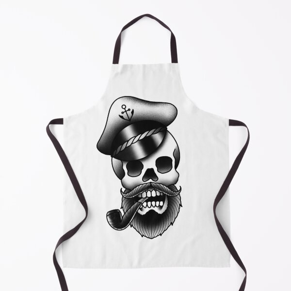 Item preview, Sea Captain Skull Smoking Pipe designed and sold by Dean Maddern Tattooist.