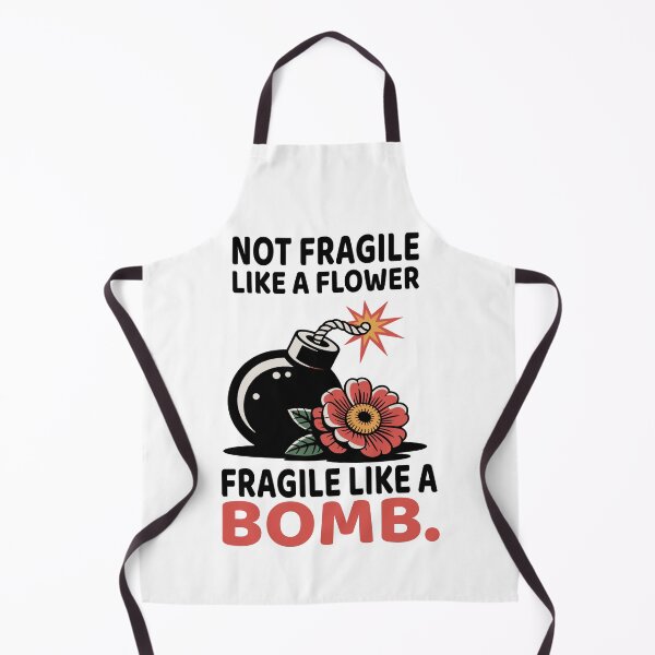 Item preview, Not Fragile Like a Flower Fragile Like a Bomb Feminist Floral Empowerment Design for Cricut & Silhouette designed and sold by Merchall store.