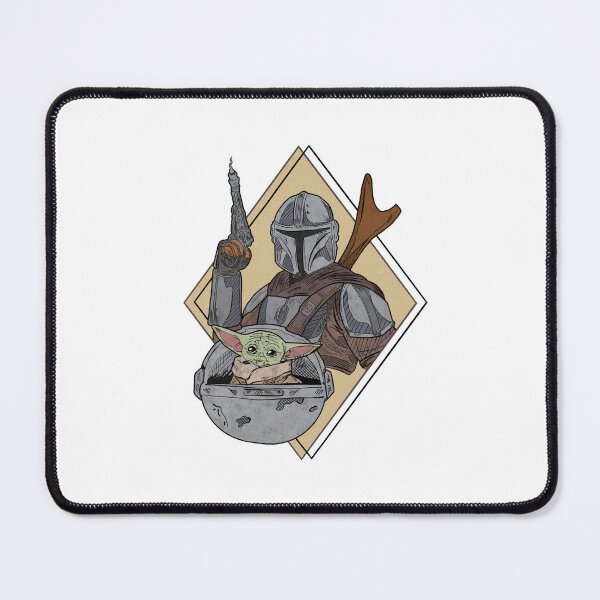 Artikelvorschau, Mandalorian & Grogu entworfen und verkauft von Mystical Illustrations.