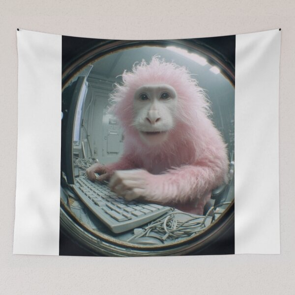 Item preview, "Fluff & Click: When Furry Meets Function in the Digital Jungle!" designed and sold by Print Fiction.