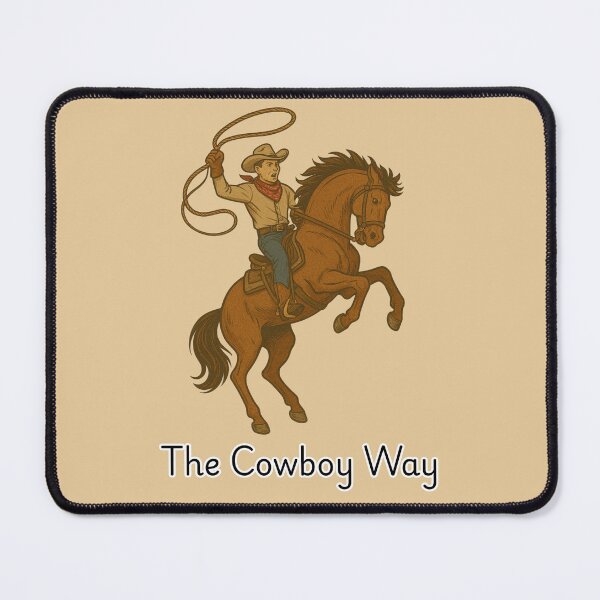 Item preview, Vintage Western Cowboy on Horseback designed and sold by Rue Market.
