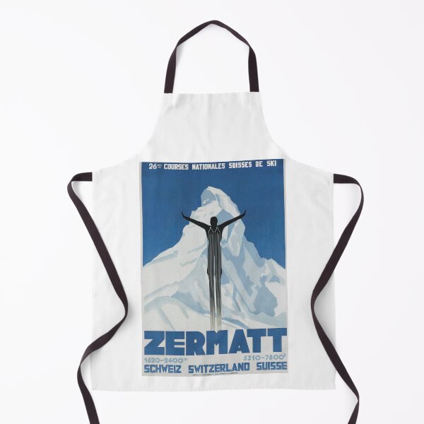 Item preview, Zermatt, Switzerland - Vintage Skiing Poster 2 designed and sold by BASlade93.