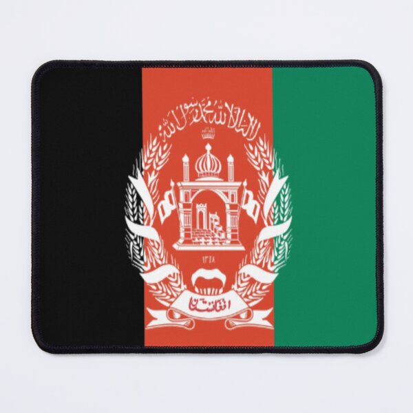 Item preview, Afghan National Flag Design designed and sold by Midnight Veil Designs.