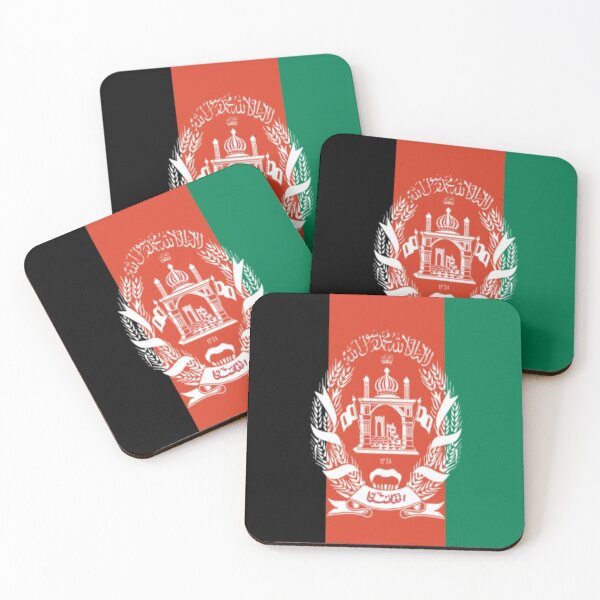 Item preview, Afghan National Flag Design  designed and sold by Midnight Veil Designs.