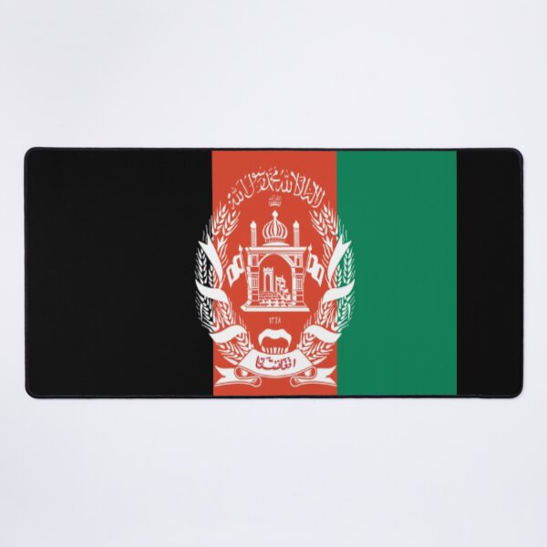 Item preview, Afghan National Flag Design designed and sold by Midnight Veil Designs.