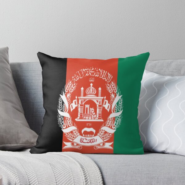 Item preview, Afghan National Flag Design  designed and sold by Midnight Veil Designs.