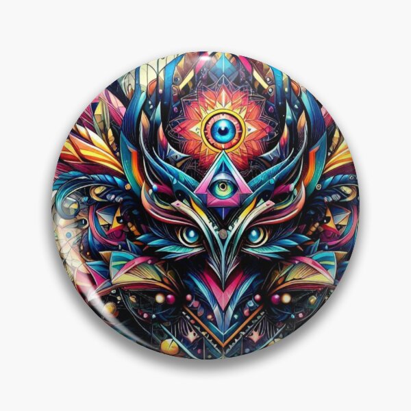 Item preview, Geometric decorative mystic fantastic pattern  designed and sold by Dogandesighn.