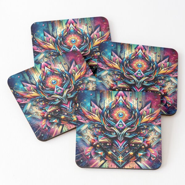 Item preview, Geometric decorative mystic fantastic pattern  designed and sold by Dogandesighn.