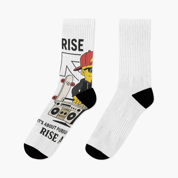 Item preview, Rise Above – It's About Pursuing Higher Goals Motivational Street Art Skateboarding & Hip-Hop Design designed and sold by LookARTIST.