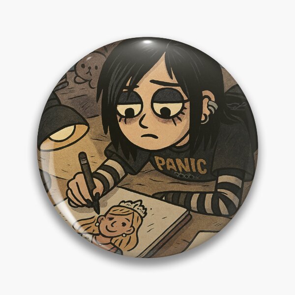 Item preview, Emo Girl Laying on Bed Drawing Prom Queen designed and sold by JakeRhodes.
