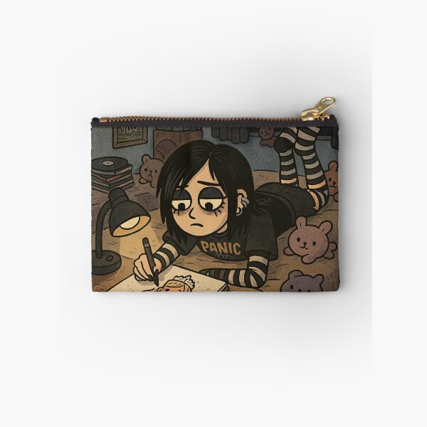 Item preview, Emo Girl Laying on Bed Drawing Prom Queen designed and sold by JakeRhodes.