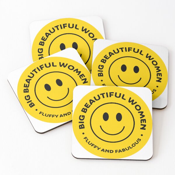 Item preview, Big Beautiful Women – Fluffy and Fabulous Smiley designed and sold by Fluffy Fabulous.