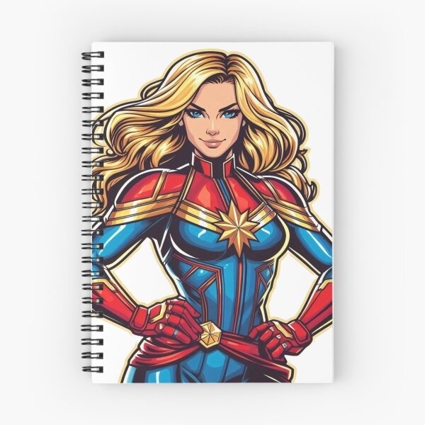 Item preview, Captain Marvel Binary Power Burst Art designed and sold by prabhuji.