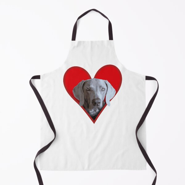 Item preview, Weimaraner Dog Love Heart designed and sold by GeeThang.