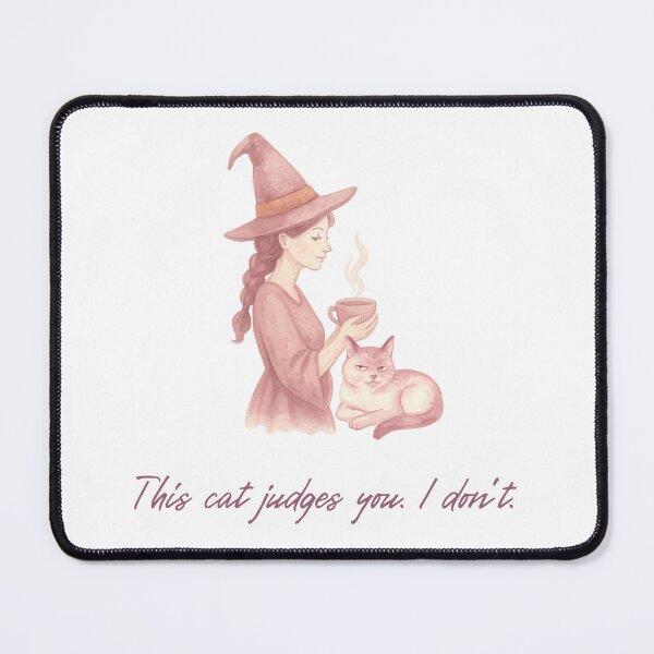 Item preview, Cozy Witch Tea Time – Witch with Cat Illustration designed and sold by SillentDesign.
