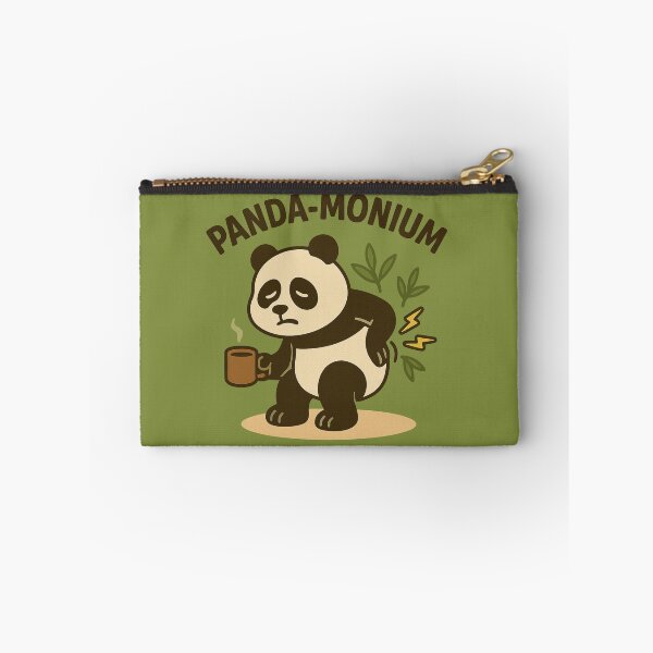 Item preview, FFunny Cute Panda Back Pain Cartoon – Chronic Pain, Spine & Chiropractor Humor designed and sold by jelonkaa.