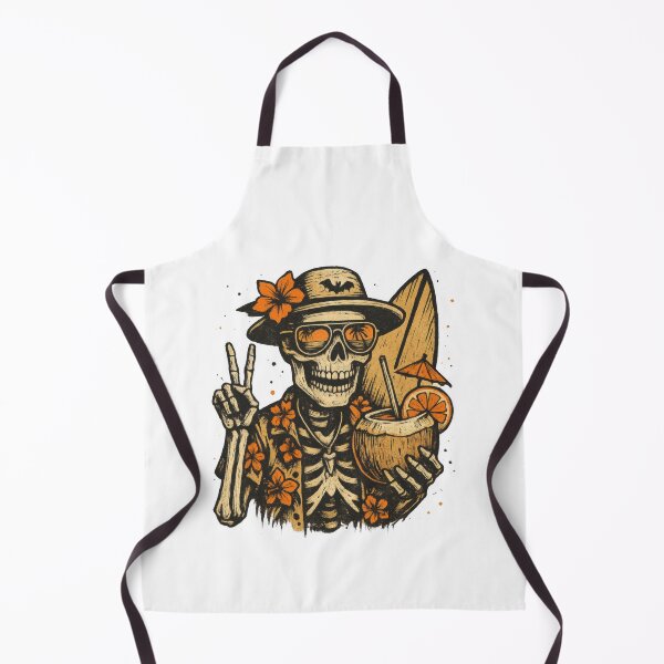 Item preview, Tropical Skeleton Surfer with Coconut Drink designed and sold by EpicMediaShop.
