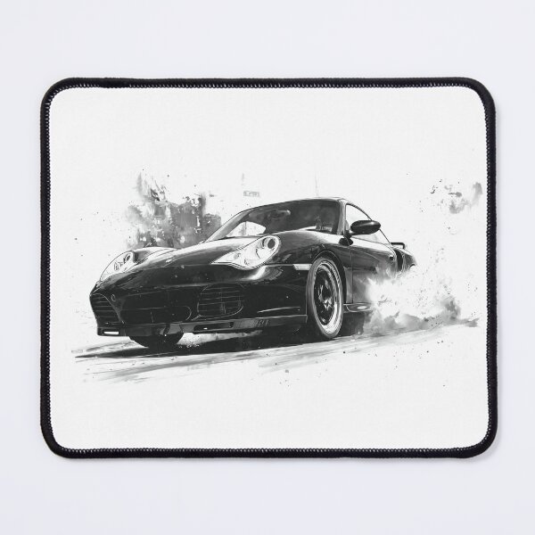 Item preview, 991 996 turbo in motion Ink illustration designed and sold by blackdogshop.