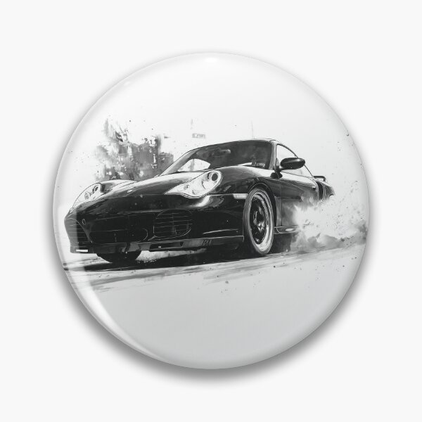 Item preview, 991 996 turbo in motion Ink illustration designed and sold by blackdogshop.