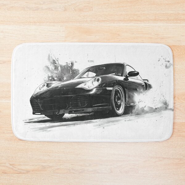 Item preview, 991 996 turbo in motion Ink illustration designed and sold by blackdogshop.