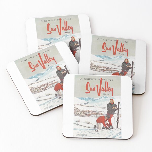 Item preview, Sun Valley, Idaho - Vintage Skiing Poster designed and sold by BASlade93.