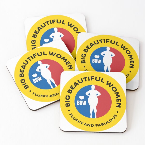 Item preview, Big Beautiful Women – Fluffy and Fabulous Red Blue Silhouette | Plus Size Body Positivity Logo designed and sold by Fluffy Fabulous.