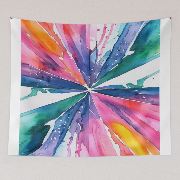 Item preview, overlapping neon colors designed and sold by saly55887.