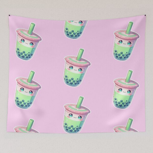 Item preview, Kawaii Bubble Tea – Cute Anime Manga Boba Drink Aesthetic designed and sold by Sugar Wisdom .