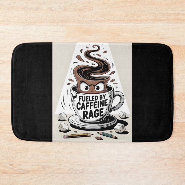 Item preview, Fueled by Caffeine & Rage The Perfect Combo designed and sold by Vivid Art Zone.
