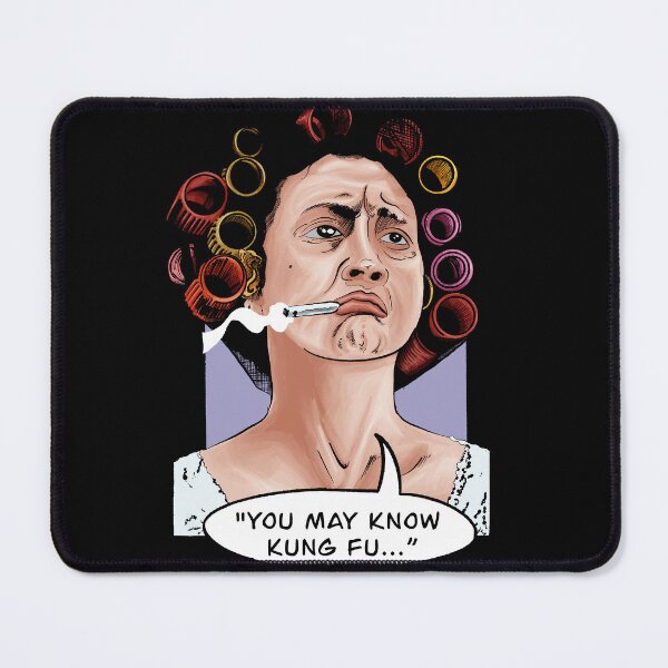 Item preview, You may know Kung fu - Kung fu Hustle Landlady cartoon illustration designed and sold by SibPop.