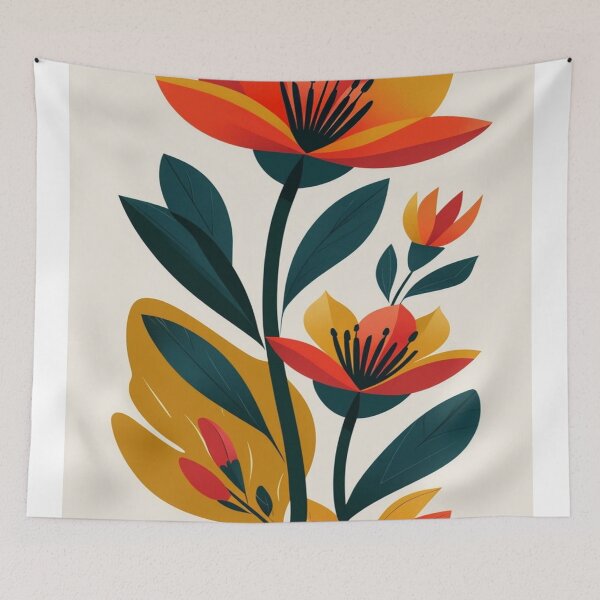 Item preview, Orange roses with off-white background designed and sold by saly55887.