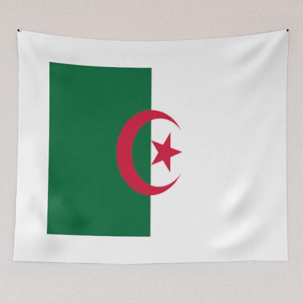 Item preview,  Algerian National Flag Design designed and sold by Midnight Veil Designs.