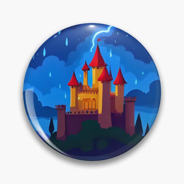 Item preview, Enchanted Castle with Night Lightning designed and sold by PaPoStyle.