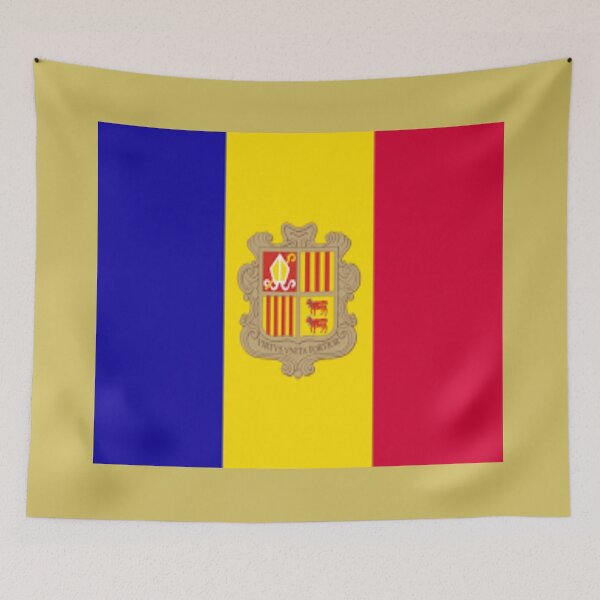 Item preview, Andorran National Flag Design  designed and sold by Midnight Veil Designs.