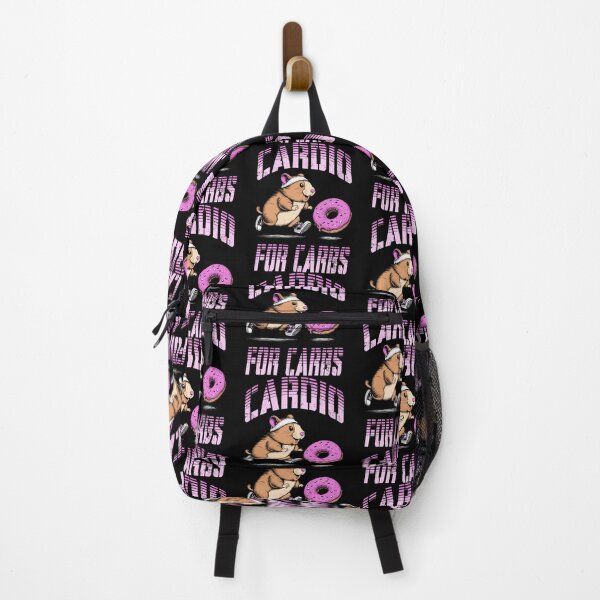 Item preview, Funny Cardio For Carbs Cute Hamster Donut Running Gym Runner designed and sold by GrandeDuc.