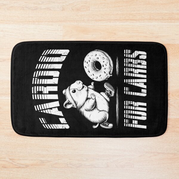 Item preview, Funny Cardio For Carbs Cute Hamster Donut Running Gym Runner designed and sold by GrandeDuc.