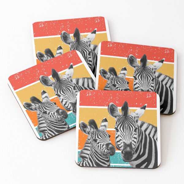 Item preview, Mother and Child Zebras designed and sold by AfricaSkyBlue.