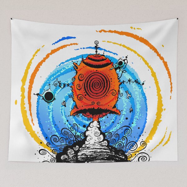 Item preview, Rocket vortex. Not AI generated. Vector drawing. designed and sold by michal.m.C..