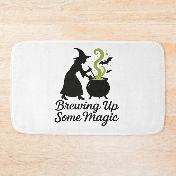 Item preview, Vintage Witch Silhouette Stirring Cauldron with Glowing Green Mist T-Shirt - Halloween Witch Design designed and sold by PrintCreations9.