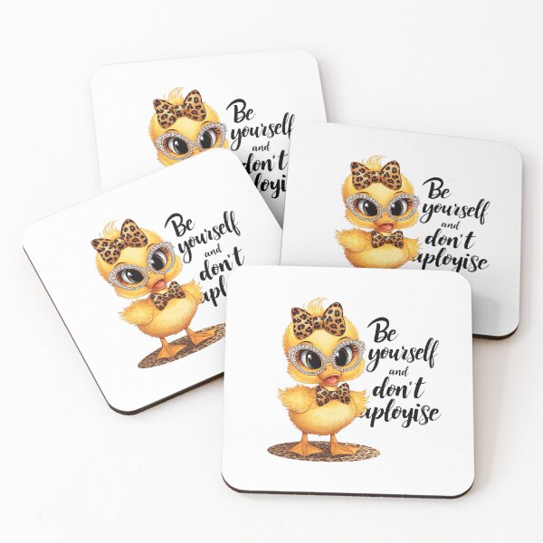 Item preview, Cute Sassy Duckling Be Yourself Don't Apologise designed and sold by ArtistriWear.
