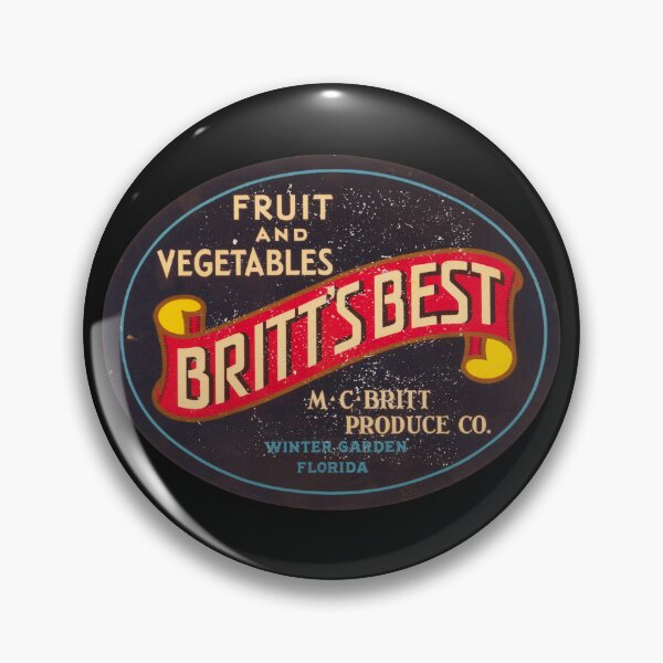 Item preview,  Britt's Best | American Vintage Fruit Crate Label  designed and sold by AfricaSkyBlue.