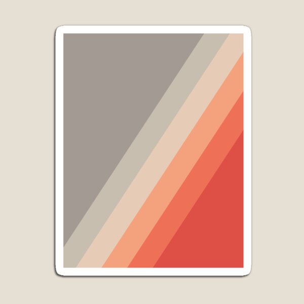 Item preview, Retro Vintage Faded Warm Stripes designed and sold by retron..