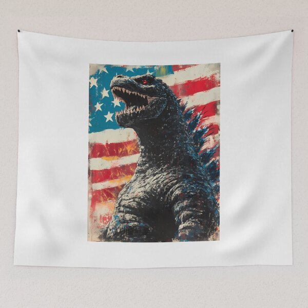 Item preview, merican Giant Monster – Graffiti Style with USA Flag designed and sold by NatureStyle555.