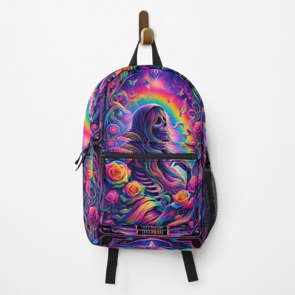 Artikelvorschau, Lebendiges Regenbogen-Batik-Hexen-Tarotkarten-Design entworfen und verkauft von Liliths-Closet.