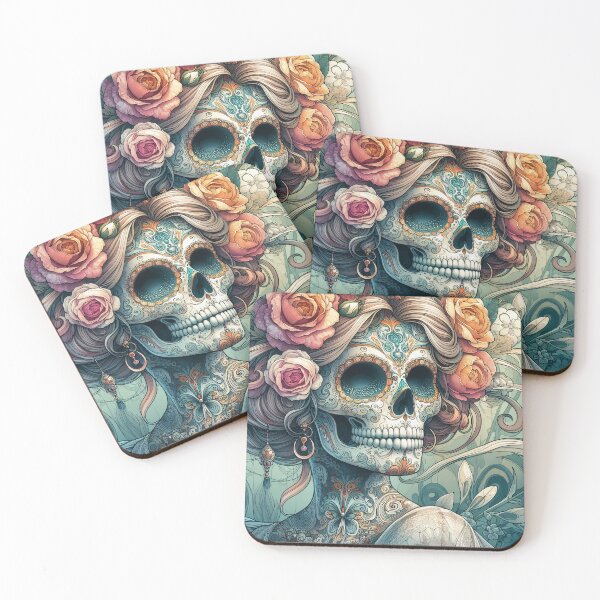 Item preview, Elegant Catrina Illustration – Day of the Dead Mexican Art designed and sold by Ojo de Lilith.