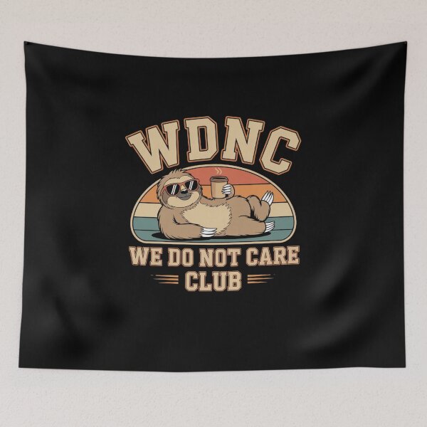 Item preview, WDNC - We Do Not Care Club designed and sold by Mateusz Majcherek.