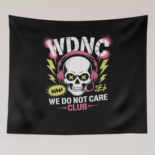 Item preview, WDNC - We Do Not Care Club designed and sold by Mateusz Majcherek.